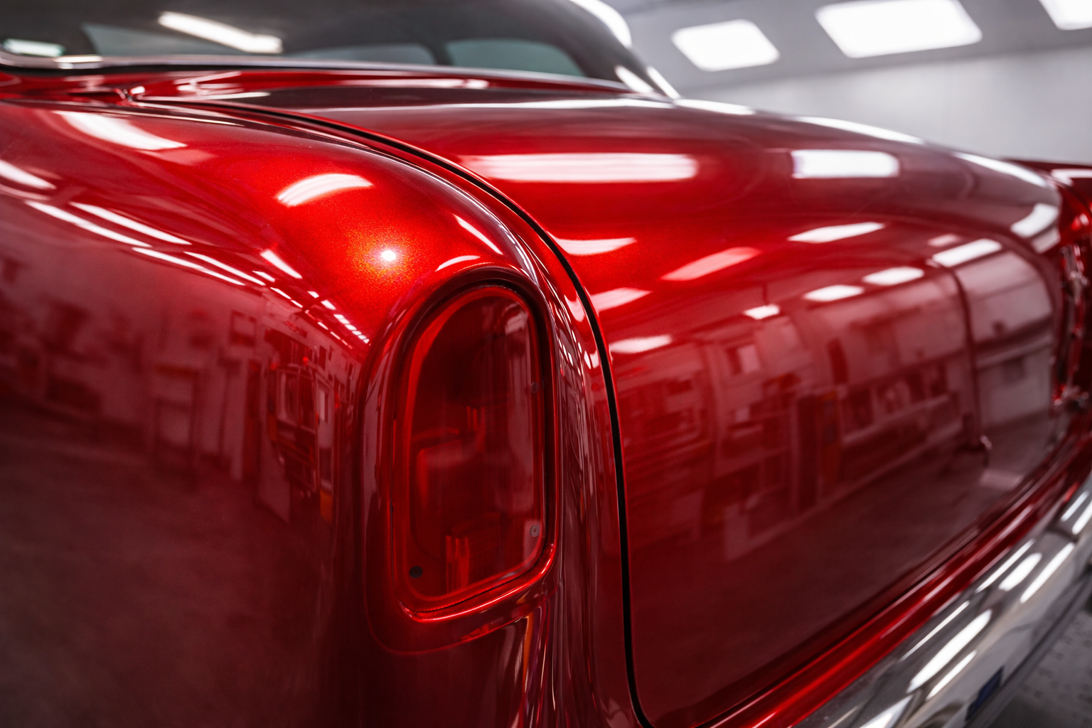 Candy depth close-up / custom paint booth shot